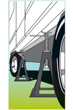 Fiamma Plastic Chandelles De Levage Synthétique