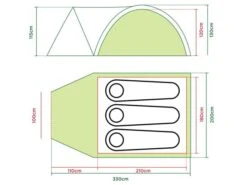 Coleman Darwin 3 Plus Tente Dôme