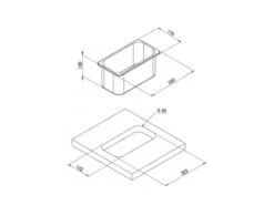 CAN LA1404 évier 5 CAN LA1404 évier -Obelink 430417 430417 images other canla14041 2 ecommerce