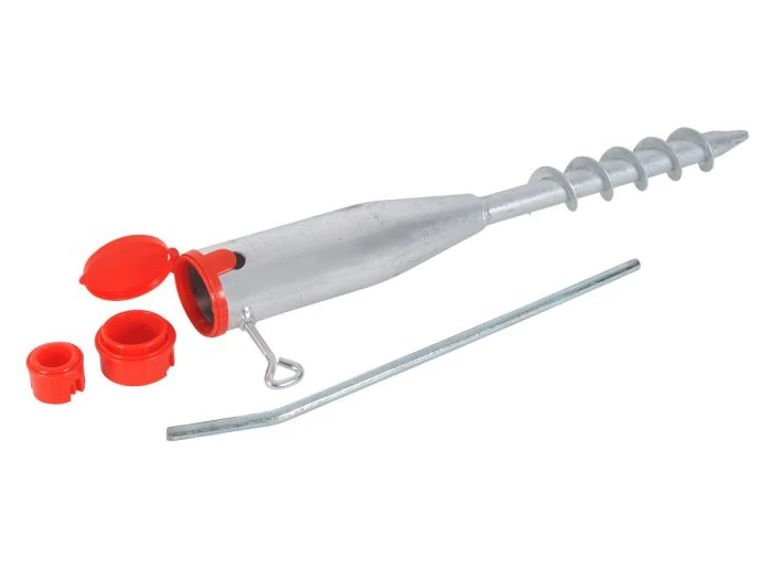 Bo-Camp Pied De Parasol à Visser Au Sol 1 Bo-Camp Pied De Parasol à Visser Au Sol