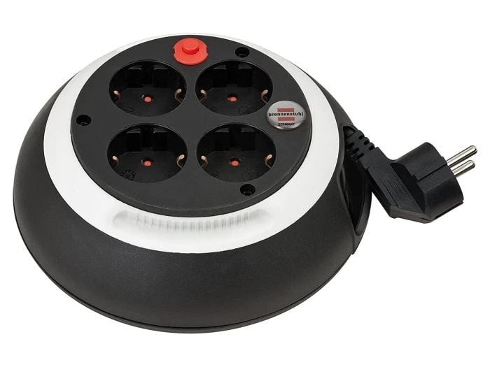 Brennenstuhl Comfort-Line Enrouleur De Câble 4 Prises 1 Brennenstuhl Comfort-Line Enrouleur De Câble 4 Prises