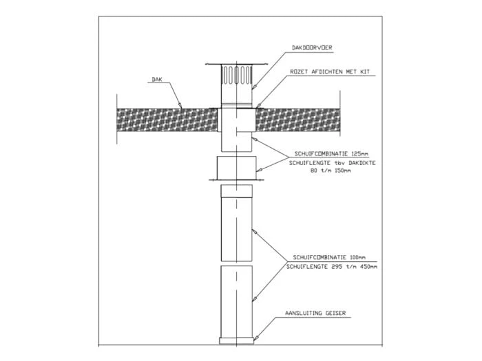 Ttulpe B11 Kit D'évacuation Pour Sortie De Toit 3 Ttulpe B11 Kit D'évacuation Pour Sortie De Toit – Image 3
