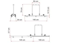 Fiamma Garage Slide Pro Bike Porte-vélos -Obelink fiamma garage slide pro bike 4 ecommerce f4b2