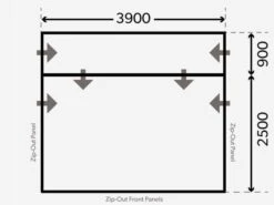 Dometic Rally Air Pro 390 Drive-Away Auvent Camping-car -Obelink kampa dometic plattegrond rally 390 drive away 2021 ecommerce 5a98