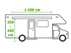 Obelink Mobil 320 Easy Air Connected 2 Auvent Camping-car -Obelink luifellengte 350 cm aanbouwhoogte 250 265 ecommerce 4dab 2