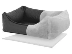 Madison Medium Skai Check Panier Pour Chien -Obelink madison 100x80x25 skai check grey hondenmand 3 ecommerce 99a9