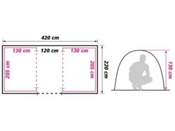Obelink Napels 4 Poly Tente Tunnel 11 Obelink Napels 4 Poly Tente Tunnel -Obelink obelink napels 4 tc floor plan ecommerce acf1 1