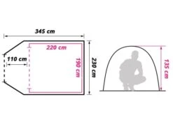 Obelink Spring Easy Air Tente Tunnel -Obelink obelink spring easy air floor plan ecommerce 55a6