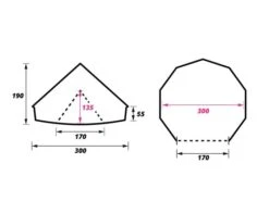 Obelink Sahara 300 Deluxe Tente Tipi -Obelink sahara 300 plattegrond ecommerce 50b5 1